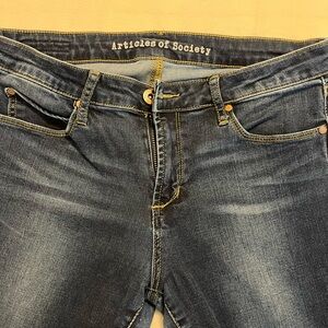 Ladies articles of society skinny jeans are darker wash, super comfortable